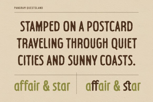 Questland Font PNG with transparent background - Preview 3