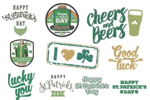 St. Patrick's Day Embroidery Designs