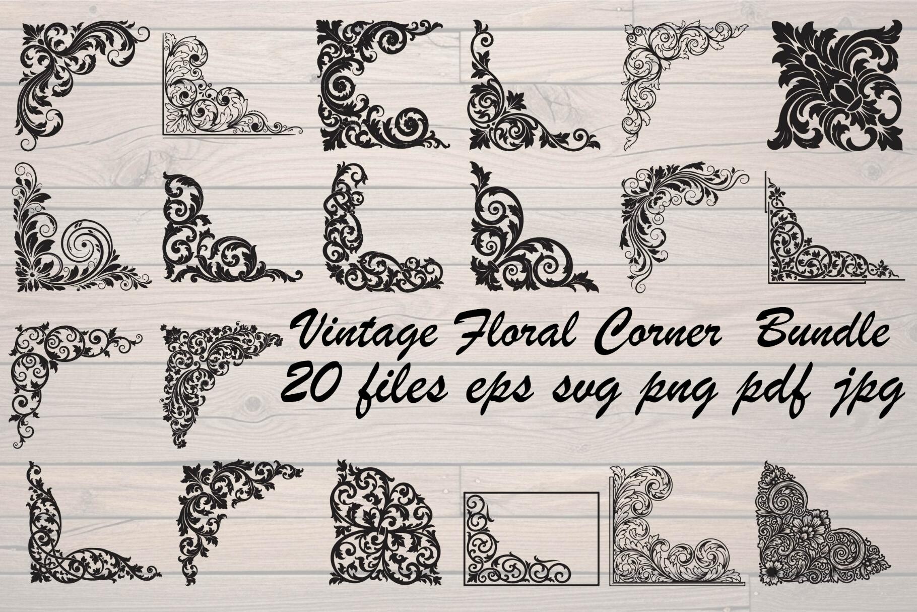 Vintage Floral Corner Bundle
