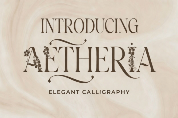 Aetheria Font - Preview 1