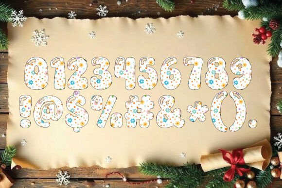 Baby Easter Flower Font - Preview 3