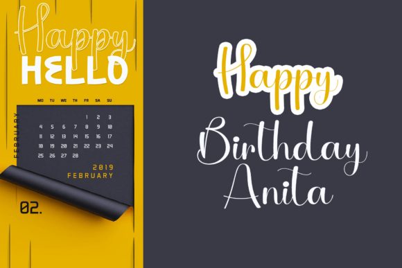 Billiard Font - Preview 2