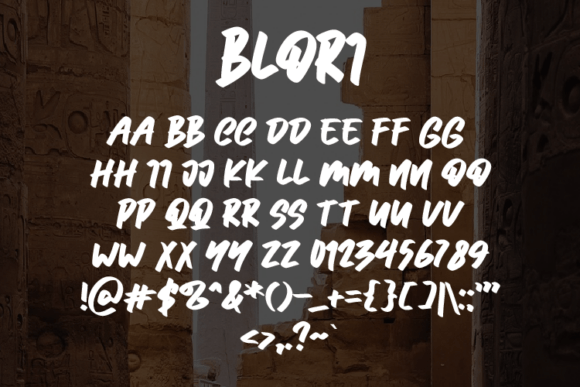 Blori Font - Preview 1