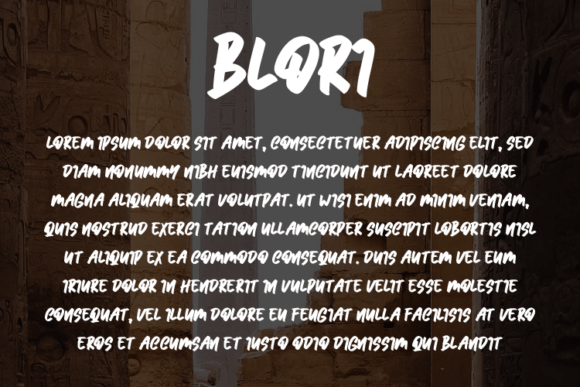 Blori Font - Preview 2
