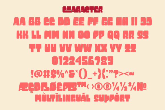 Chunk Energy Font - Preview 4