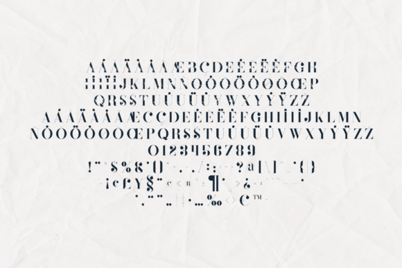 Defect Font - Preview 4