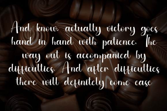 Deliciouse Chocolate Font - Preview 4