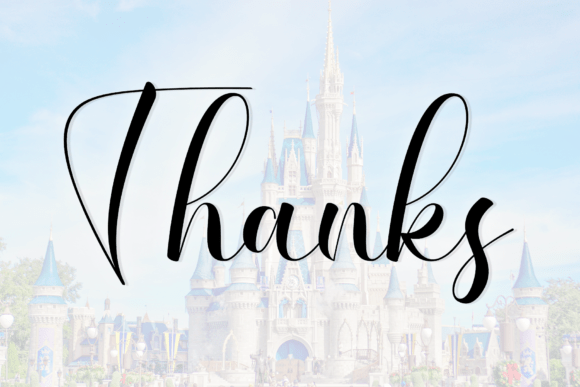 Disney Font - Preview 6