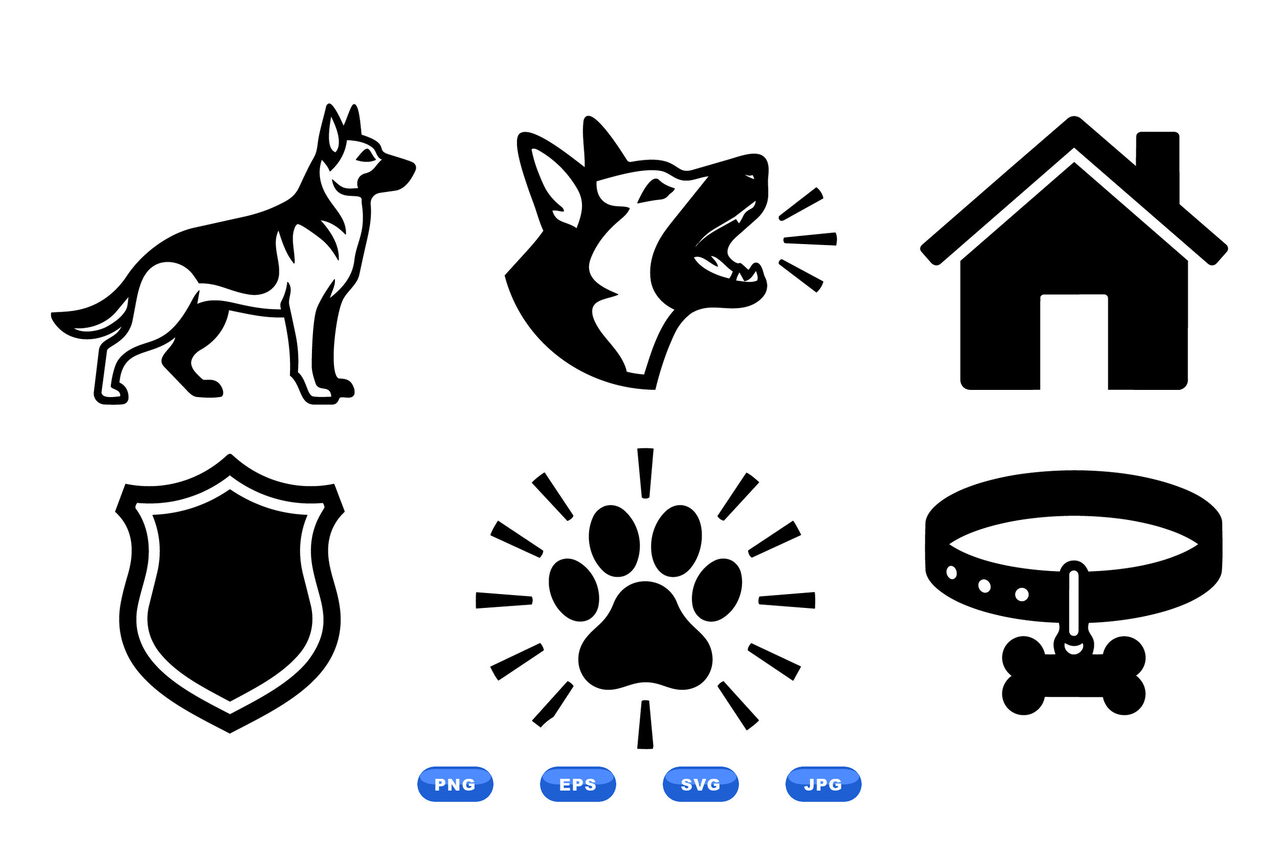 Dog Icon SVG Collection