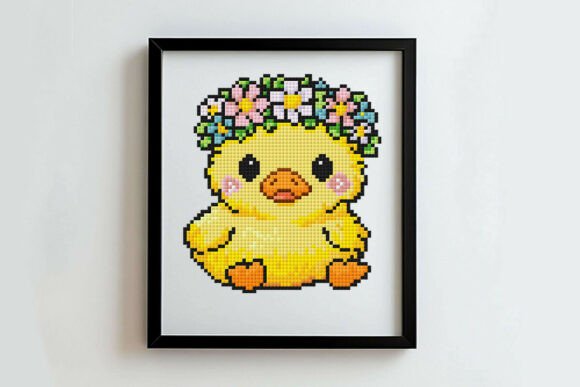 Duckling Cross Stitch Pattern