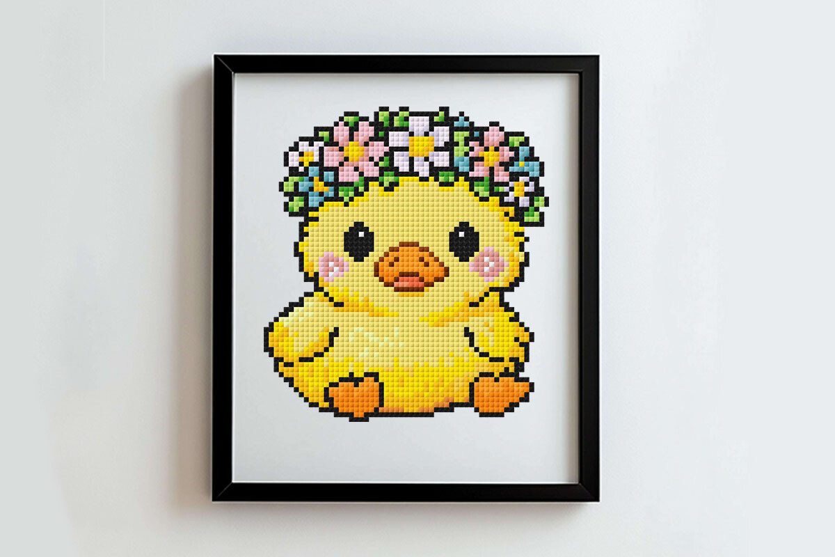 Duckling Cross Stitch Pattern