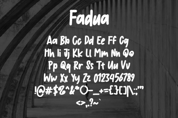 Fadua Font - Preview 1