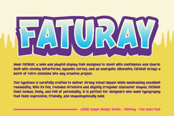 Faturay Font PNG with transparent background - Preview 1