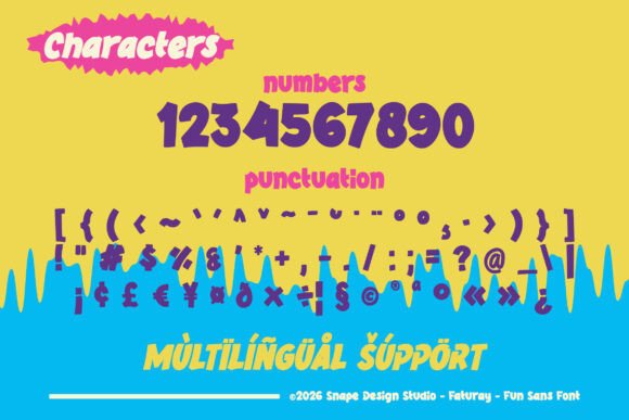 Faturay Font PNG with transparent background - Preview 3