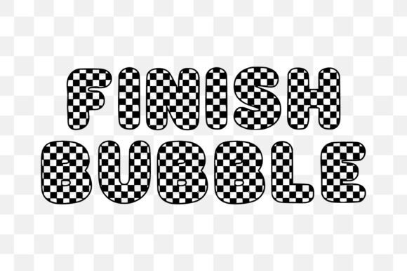 Finish Bubble Font - Preview 1