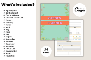 Garden Planner Canva Template Graphic by DIGITAL PRINT BOX · Creative ...