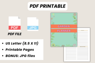 Garden Planner Canva Template Graphic by DIGITAL PRINT BOX · Creative ...