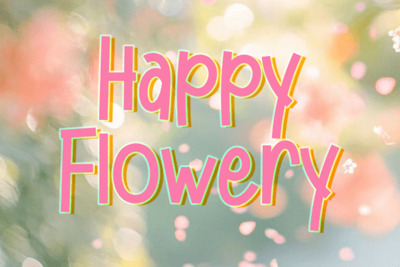 Hello Spring Font - Preview 1