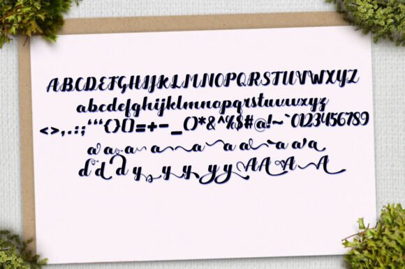 Jaylus Script Font PNG with transparent background - Preview 4