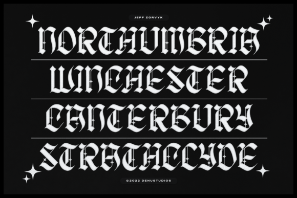 Jeff Zorvyk Font PNG with transparent background - Preview 3