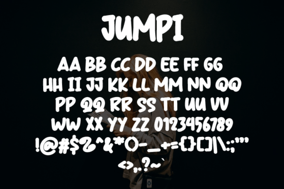 Jumpi Font PNG with transparent background - Preview 1