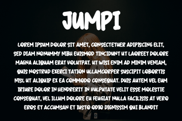 Jumpi Font PNG with transparent background - Preview 2