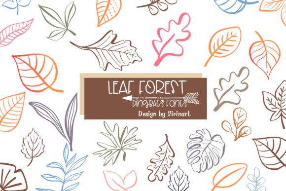 Preview of Leaf Forest dingbat font