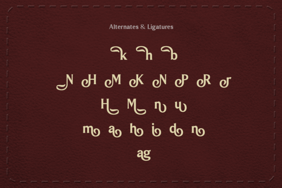 Magnavellla Font PNG with transparent background - Preview 2