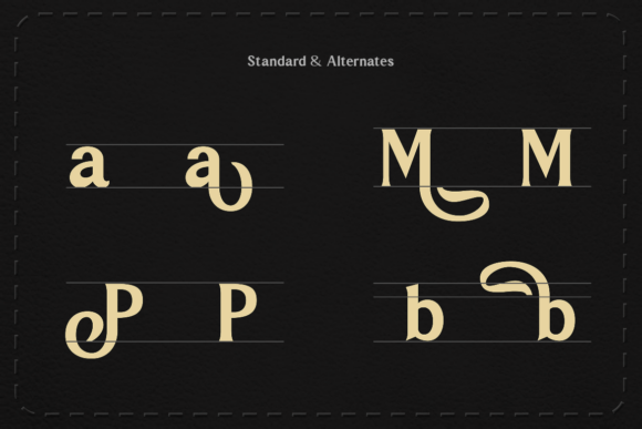Magnavellla Font PNG with transparent background - Preview 3