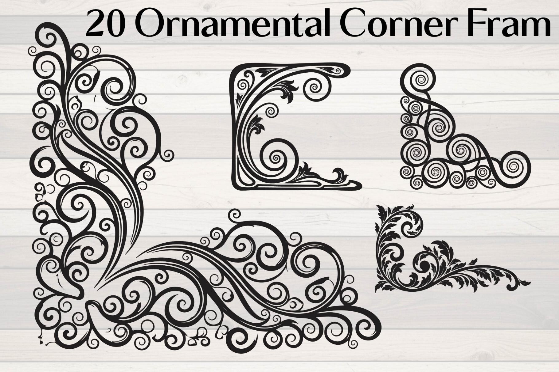 Ornamental Corner Frame
