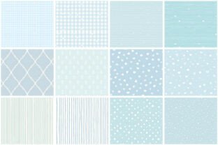 Pastel Blue Watercolor Digital Patterns Graphic by sagorarts · Creative ...