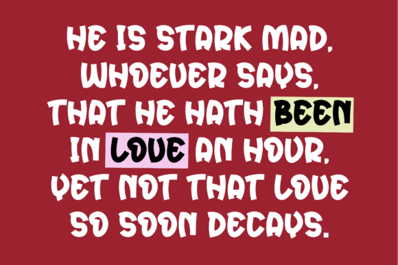 Penky Rabbits Font PNG with transparent background - Preview 2