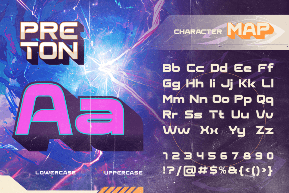 Preton Font PNG with transparent background - Preview 1