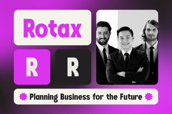 Rotak Font PNG with transparent background - Preview 5