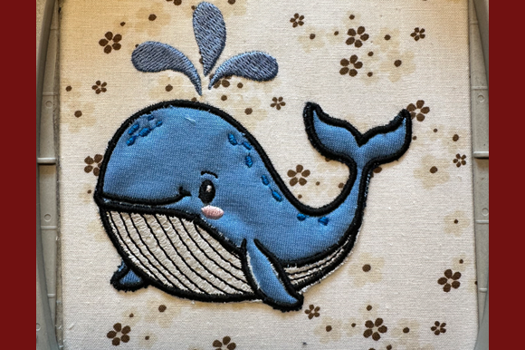 Whale Applique