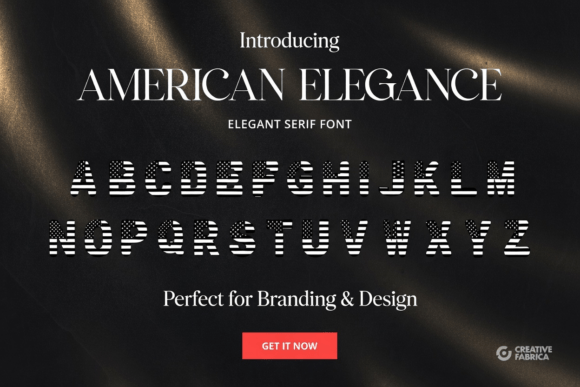 American Elegance Font - Preview 1