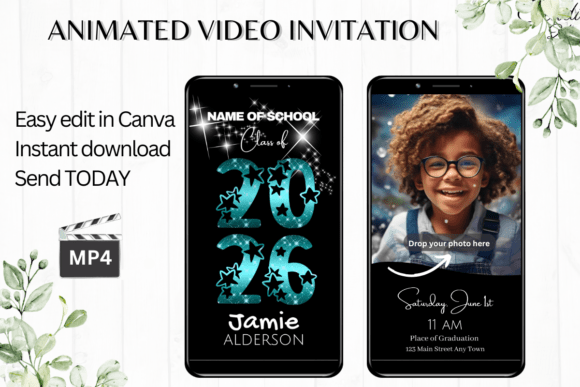 Animated Graduation Invitation