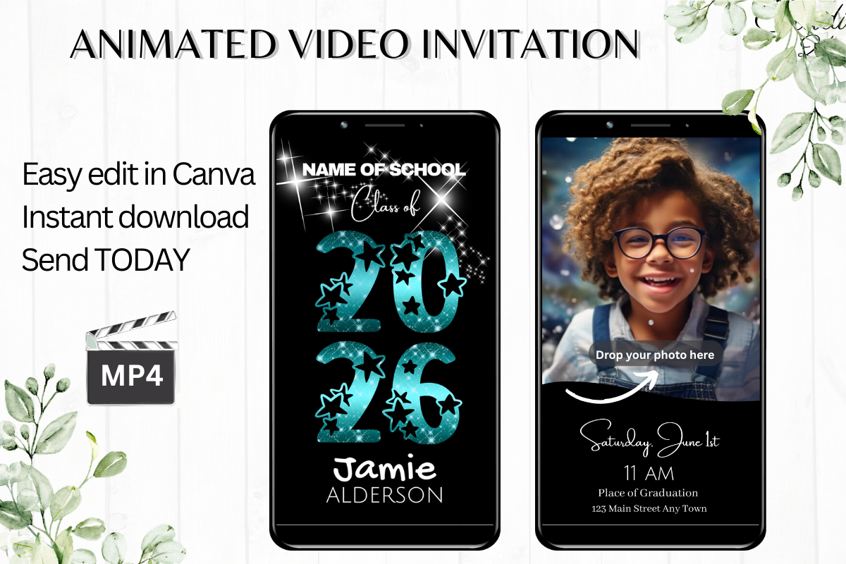 Animated Graduation Invitation