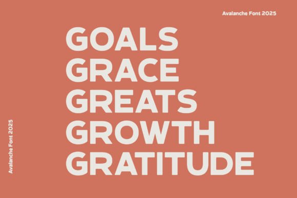 Avalanche Font - Preview 6