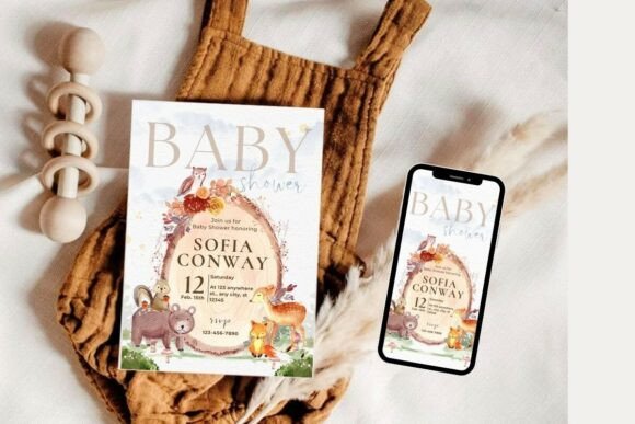 Baby Shower Welcome Sign & Invitation