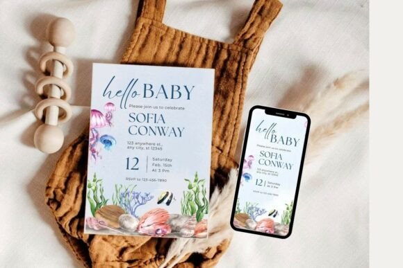 Baby Shower Welcome Sign & Invitation