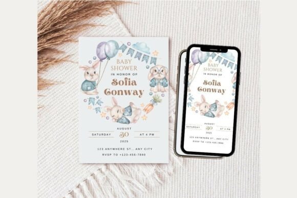 Baby Shower Welcome Sign & Invitation