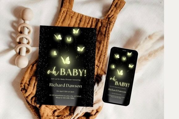Baby Shower Welcome Sign & Invitation