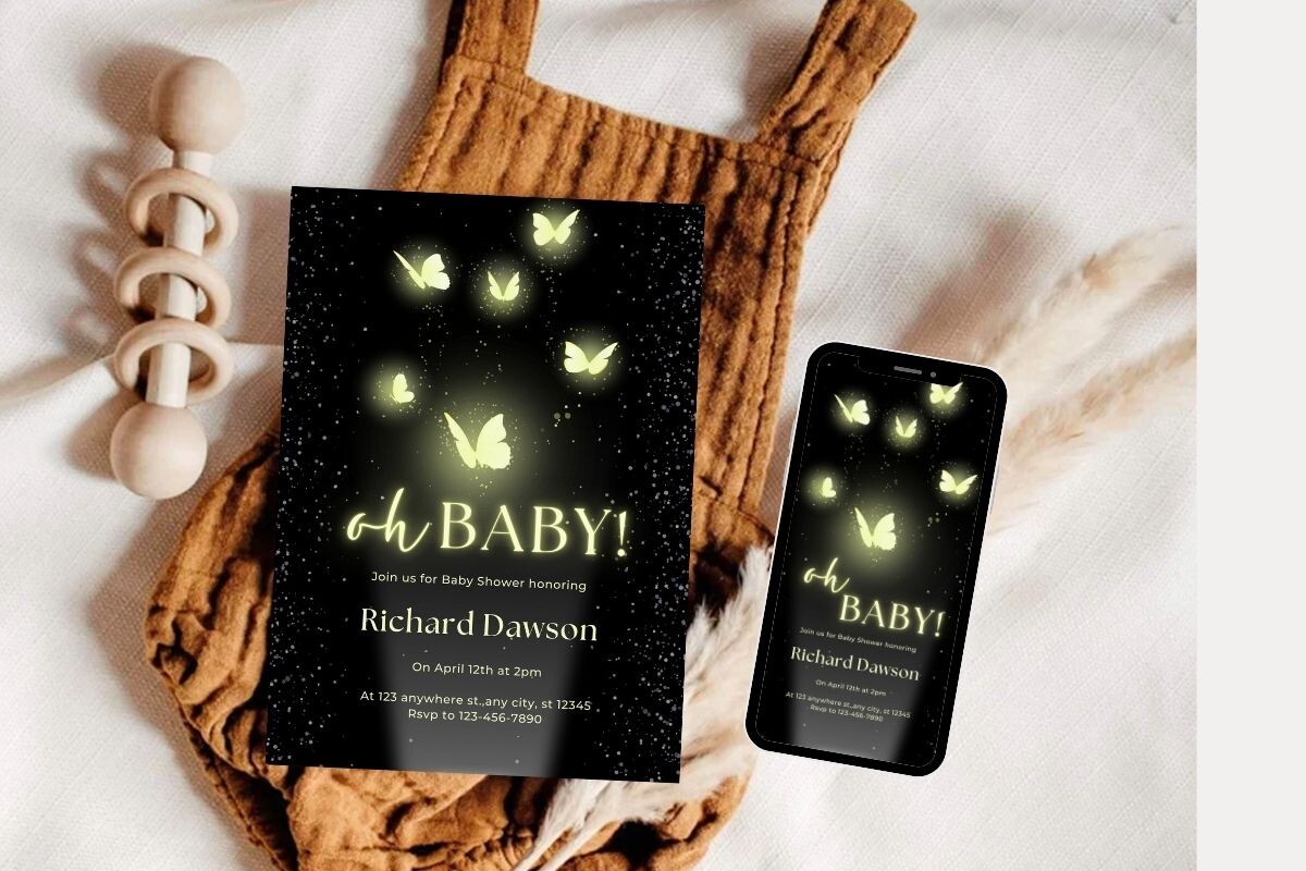 Baby Shower Welcome Sign & Invitation