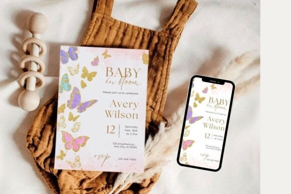 Baby Shower Welcome Sign & Invitation