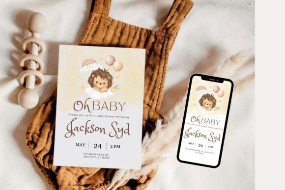 Baby Shower Welcome Sign & Invitation