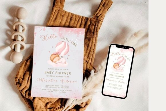 Baby Shower Welcome Sign & Invitation