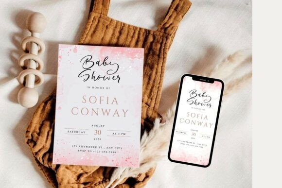 Baby Shower Welcome Sign & Invitation