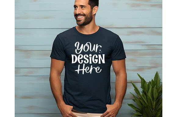 Bella Canvas 3001 Men T-shirt Mockup