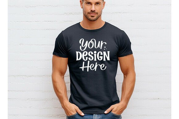 Bella Canvas 3001 Men T-shirt Mockup